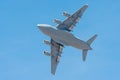 US Air Force Boeing Globemaster C-17 flying at Aero India 2019