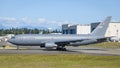 US Air Force Boeing 767 refueling taker at Paine Field manufacturing center