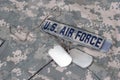 Us air force camouflaged Royalty Free Stock Photo