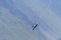 F-15E Strike Eagle flying through the Mach Loop