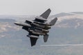 F-15E Strike Eagle flying through the Mach Loop