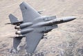 US Air Force F15 fighter jet Royalty Free Stock Photo