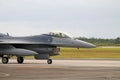 US military fighter plane at Florida Air Force base