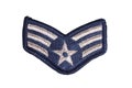 Us air force sergeant rank patch Royalty Free Stock Photo
