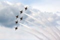 US Air Force Thunderbirds in formation Royalty Free Stock Photo