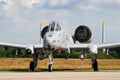 US Air Force A-10 Thunderbolt II Close Air Spport attack aircraft at Volkel Air Base. The Netherlands - June 20, 2009