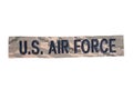 US AIR FORCE uniform badge Royalty Free Stock Photo