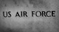 US Air Force United States Armed Forces Military Inscription Memorial Royalty Free Stock Photo