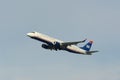 US Airways Embraer 190 at Boston Airport