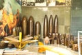 US ammunition on display at The national Vietnam war museum in Ho Chi Minh City, Vietnam