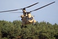 US Army Boeing CH-47 Chinook helicopter Royalty Free Stock Photo