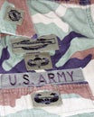US Army Combat Veteran Uniform Patches