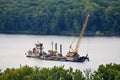 US Army Corps of Engineers working to deepen the main channel on the Mississippi river