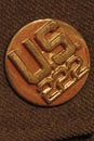 US Army Division Button Royalty Free Stock Photo
