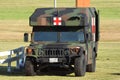 US Army AM General HMMWV (High Mobility Multipurpose Wheeled Vehicle) M997 Maxi-ambulance.