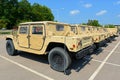 US Army Humvee in Potsdam, New York, USA Royalty Free Stock Photo