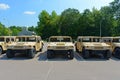 US Army Humvee in Potsdam, New York, USA Royalty Free Stock Photo
