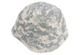 us army kevlar helmet with camouflaged cover