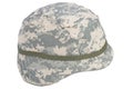 us army kevlar helmet with camouflaged cover