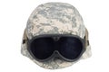 us army kevlar helmet with goggles