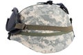 us army kevlar helmet with goggles