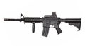 US Army M4A1 rifle with holographic sight. Royalty Free Stock Photo