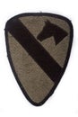 US Army Patch 1st Cavalry Royalty Free Stock Photo