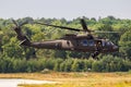 US Army Sikorsky UH-60M Black Hawk helicopters arriving at an air base in The Netherlands - June 22, 2018