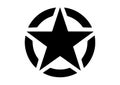 US army star sticker