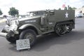 US Army WW2 halftrack on display in Salem, Oregon