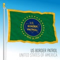 US Border Patrol flag, USA