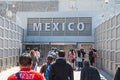 US Border to Mexico at San Ysidro California - CALIFORNIA, USA - MARCH 18, 2019