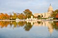 US Capitol building in Autumn, Washington DC, USA Royalty Free Stock Photo