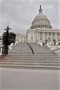 US Capitol Building stairs and dome Royalty Free Stock Photo