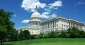 US Capitol building at summer day Royalty Free Stock Photo