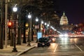 US Capitol Building Sunset Royalty Free Stock Photo