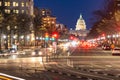 US Capitol Building Sunset Royalty Free Stock Photo