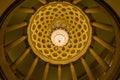US Capitol Building Underground Crypt Chandelier Architecture In Royalty Free Stock Photo