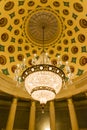 US Capitol Building Underground Crypt Chandelier Architecture In Royalty Free Stock Photo