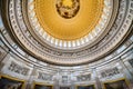 US Capitol Dome Rotunda Apothesis Amerian History Freize Washington DC Royalty Free Stock Photo