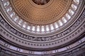 US Capitol Dome Rotunda Inside Washington DC Royalty Free Stock Photo