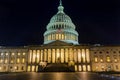 US Capitol North Side Night Stars Washington DC Royalty Free Stock Photo