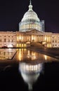 US Capitol North Side Construction Night Stars Washington DC Royalty Free Stock Photo