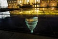 US Capitol North Side Night Stars Washington DC Reflection Royalty Free Stock Photo