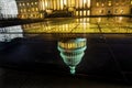 US Capitol Reflection North Side Night Stars Washington DC Royalty Free Stock Photo