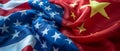 US-China Diplomatic Ties: A Woven Symphony of Nations. Concept Diplomacy, International Relations,