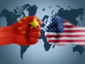 US - China trade war Royalty Free Stock Photo