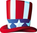 US cilinder hat Royalty Free Stock Photo