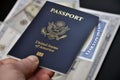 US Citizen Passport with Social Security Card.