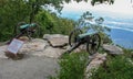 US Civil War Era Cannons Overlooking Chattanooga